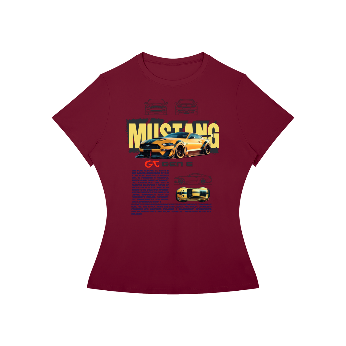 Ford Mustang GT Gen 5 Women’s Slim-Fit Tee