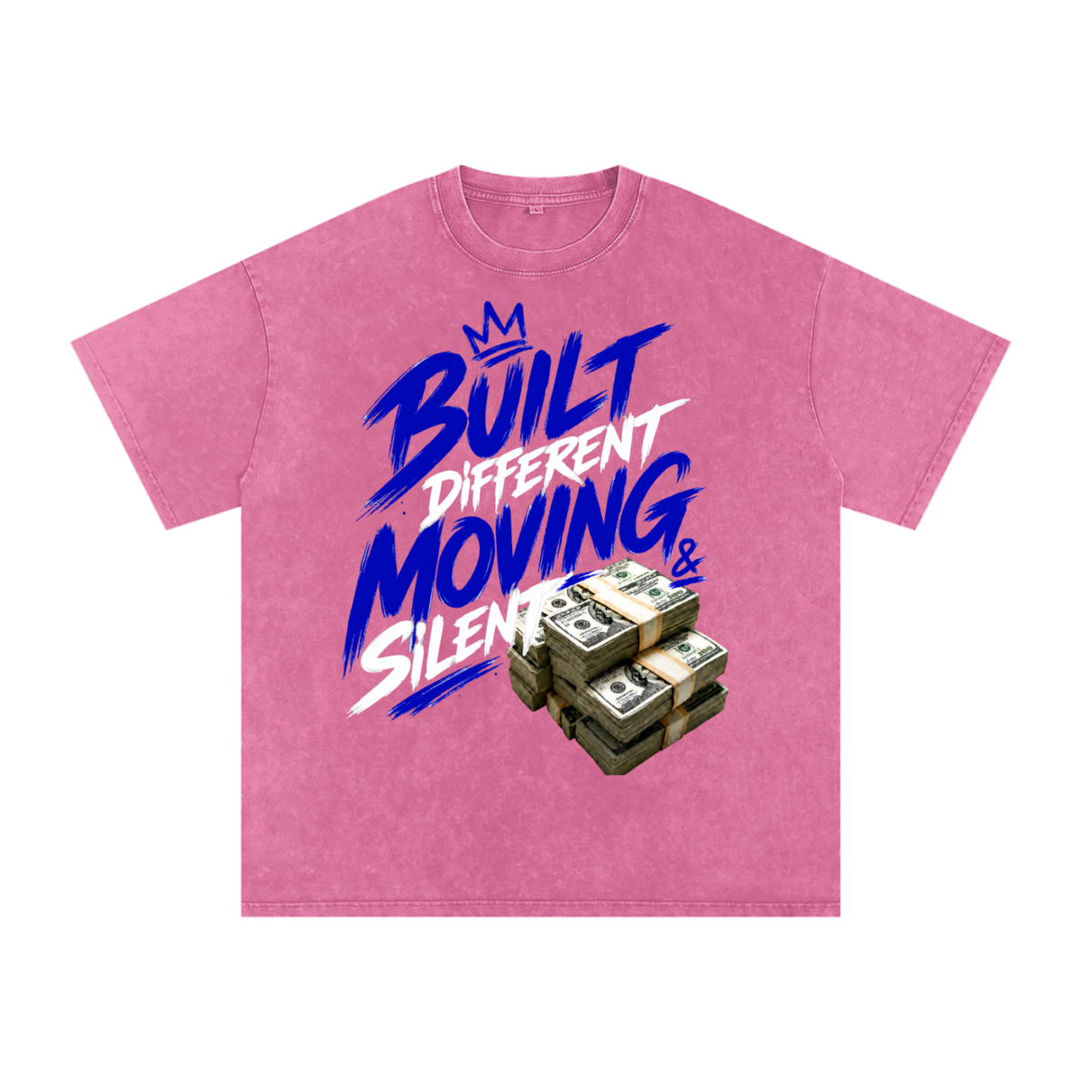 Built Different, Moving Silent Snow-Washed Cotton Tee