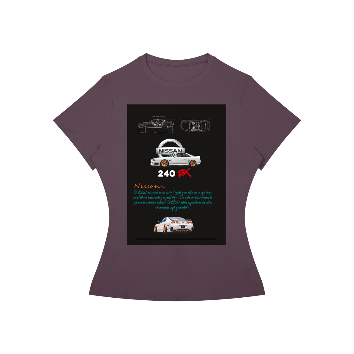Nissan 240SX Women’s Slim-Fit Graphic Tee