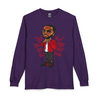 Hip Hop Artist Long Sleeve Tee — Urban Music Graphic Shirt
