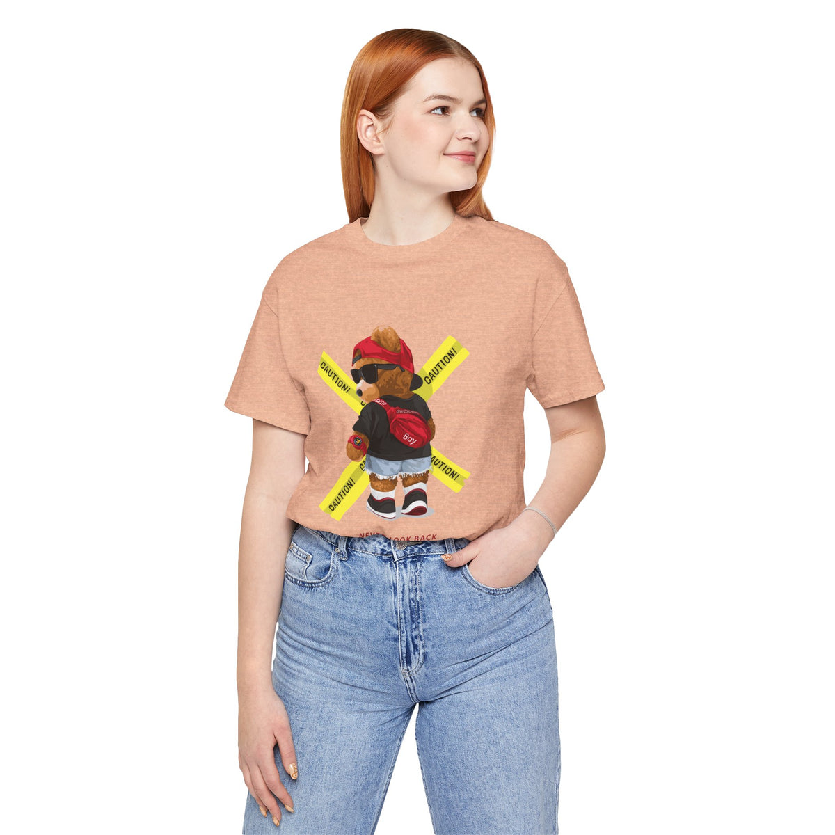 Teddy Bear 'Never Look Back' Graphic Tee