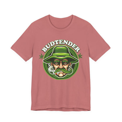 Budtender Graphic Tee – Retro Smoking Stoner Design