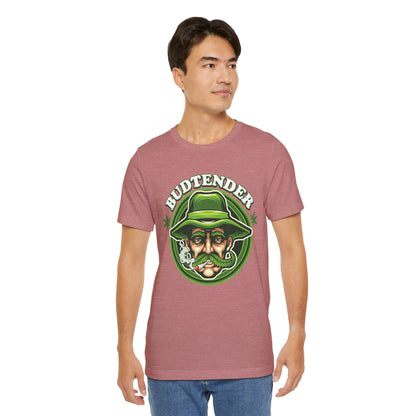 Budtender Graphic Tee – Retro Smoking Stoner Design