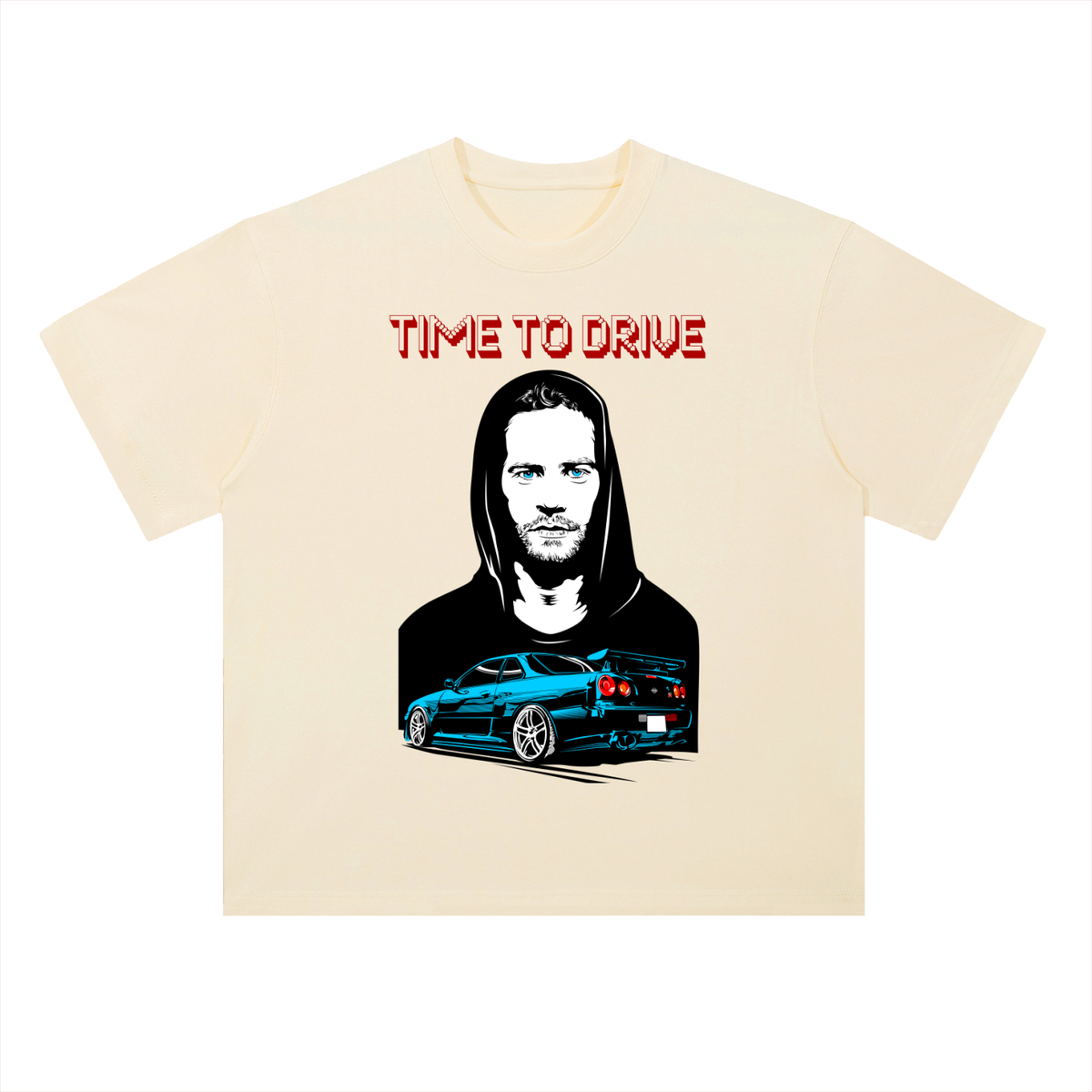 Paul Walker Skyline Cotton Graphic Tee