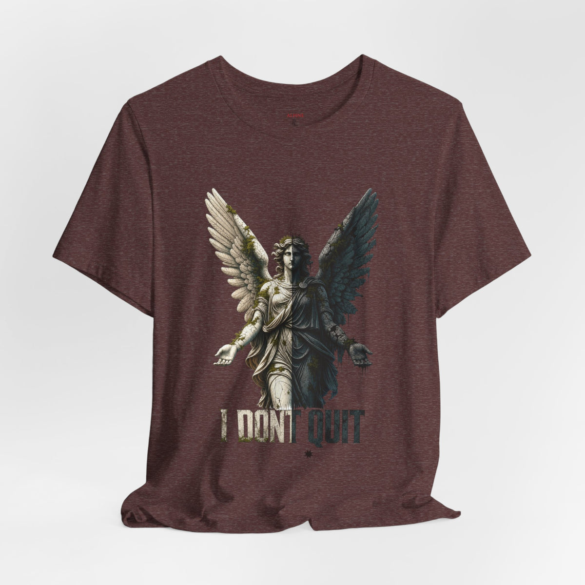 Angel Graphic Tee — 'The Last Angel' Illustrated Short Sleeve Shirt