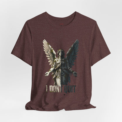 Angel Graphic Tee — 'The Last Angel' Illustrated Short Sleeve Shirt