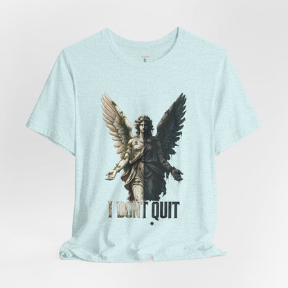 Angel Graphic Tee — 'The Last Angel' Illustrated Short Sleeve Shirt