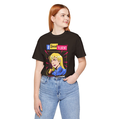 Anime Quotes T-Shirt — "I Speak Fluent Anime Quotes" Retro Manga Style Tee