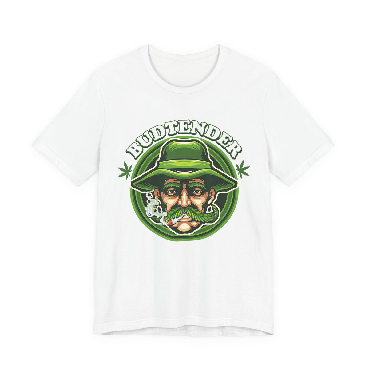 Budtender Graphic Tee – Retro Smoking Stoner Design