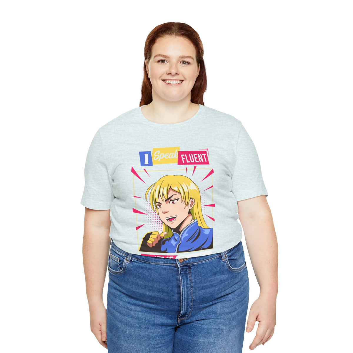 Anime Quotes T-Shirt — "I Speak Fluent Anime Quotes" Retro Manga Style Tee