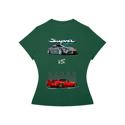 Supra vs S2000 Women’s Slim-Fit Graphic Tee