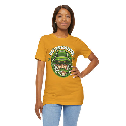 Budtender Graphic Tee – Retro Smoking Stoner Design