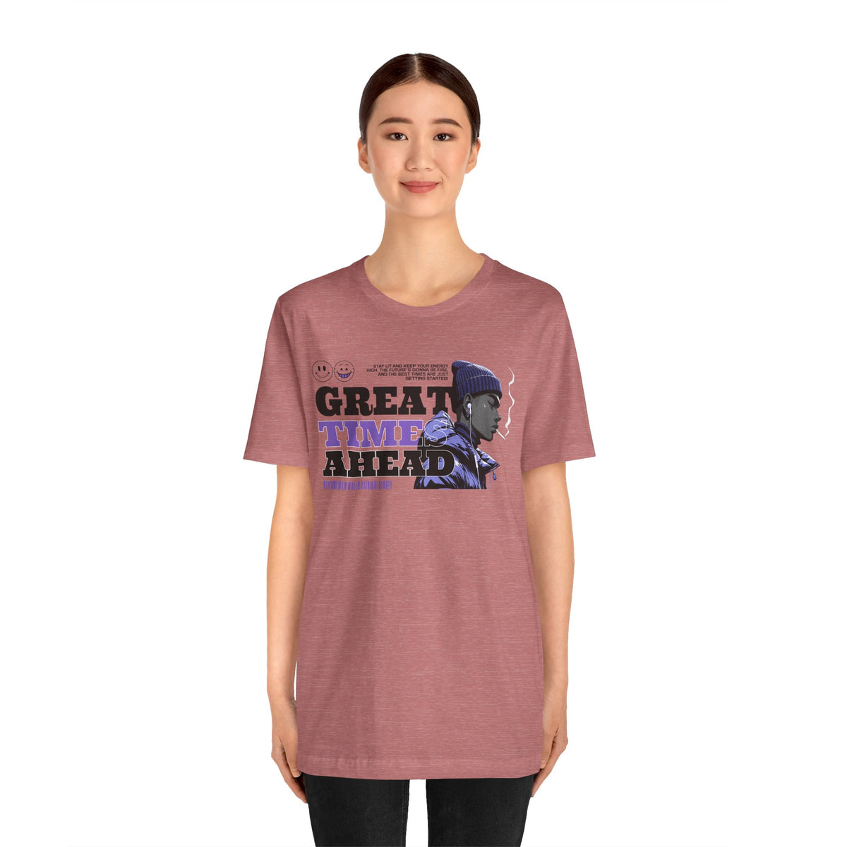 Great Times Ahead Graphic Tee — Motivational Streetwear T‑Shirt