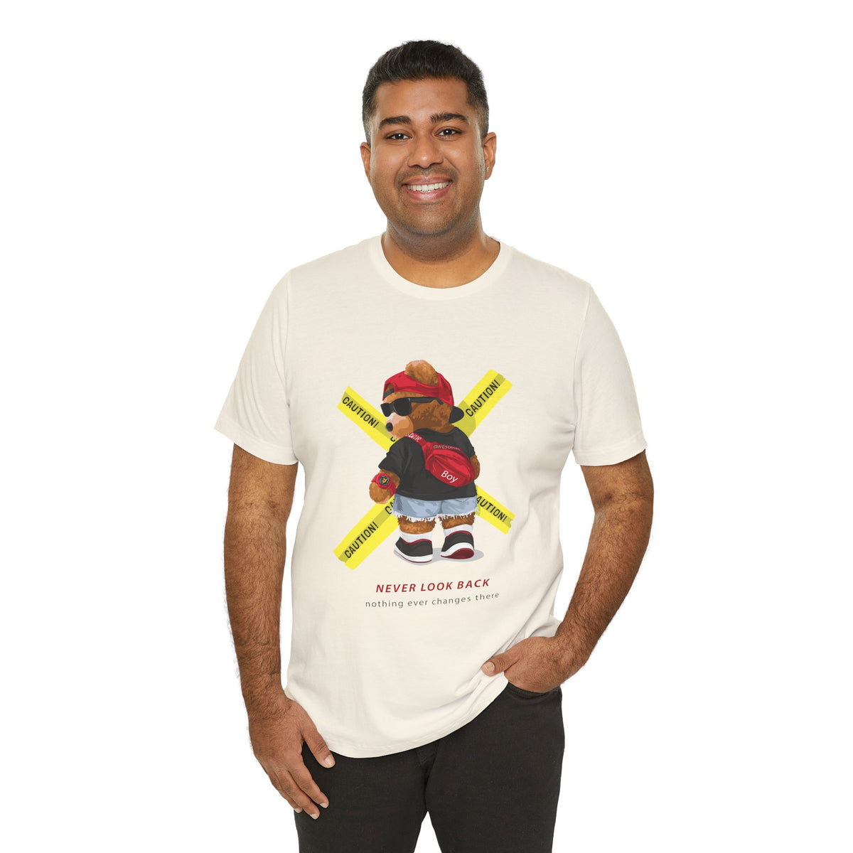 Teddy Bear 'Never Look Back' Graphic Tee