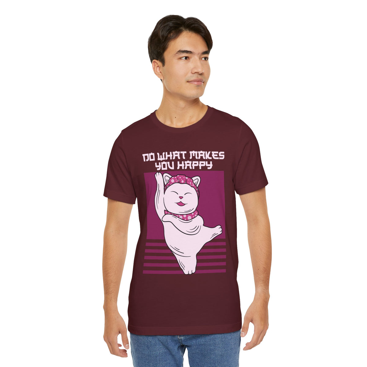 Do What Makes You Happy Cat Tee