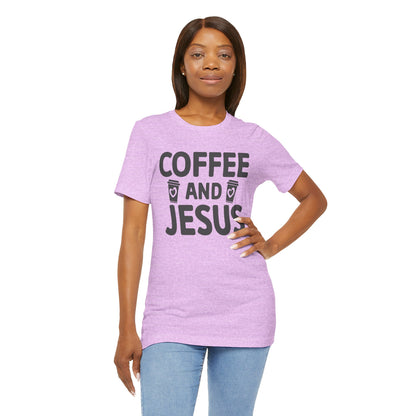 Coffee and Jesus T-Shirt — Christian Faith Graphic Tee
