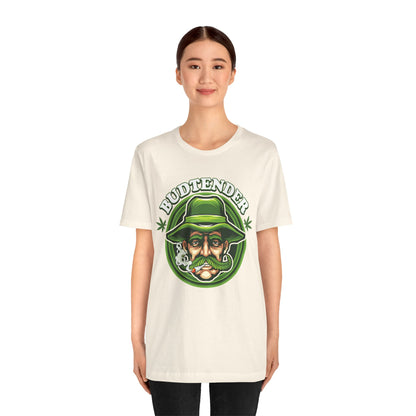 Budtender Graphic Tee – Retro Smoking Stoner Design