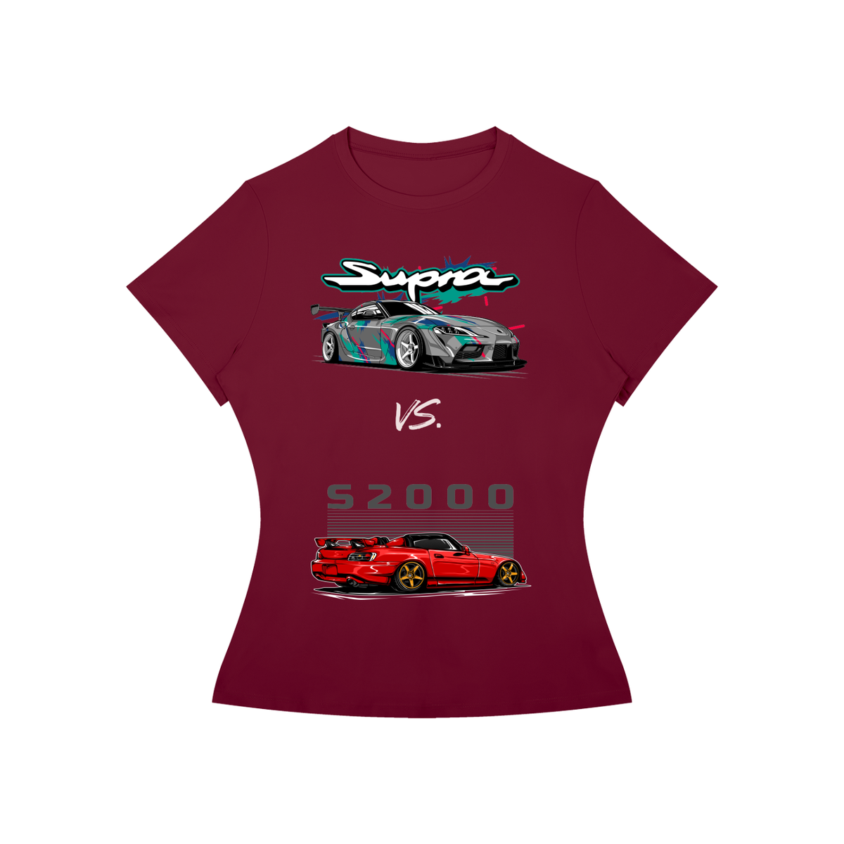 Supra vs S2000 Women’s Slim-Fit Graphic Tee
