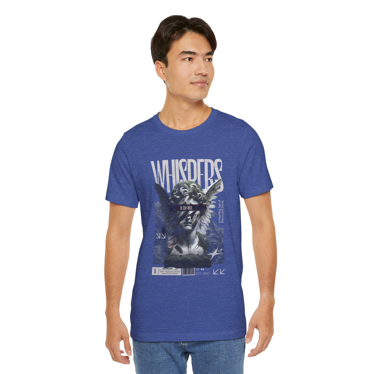 Whispers Angel Tee — Vintage Cherub Graphic T-Shirt