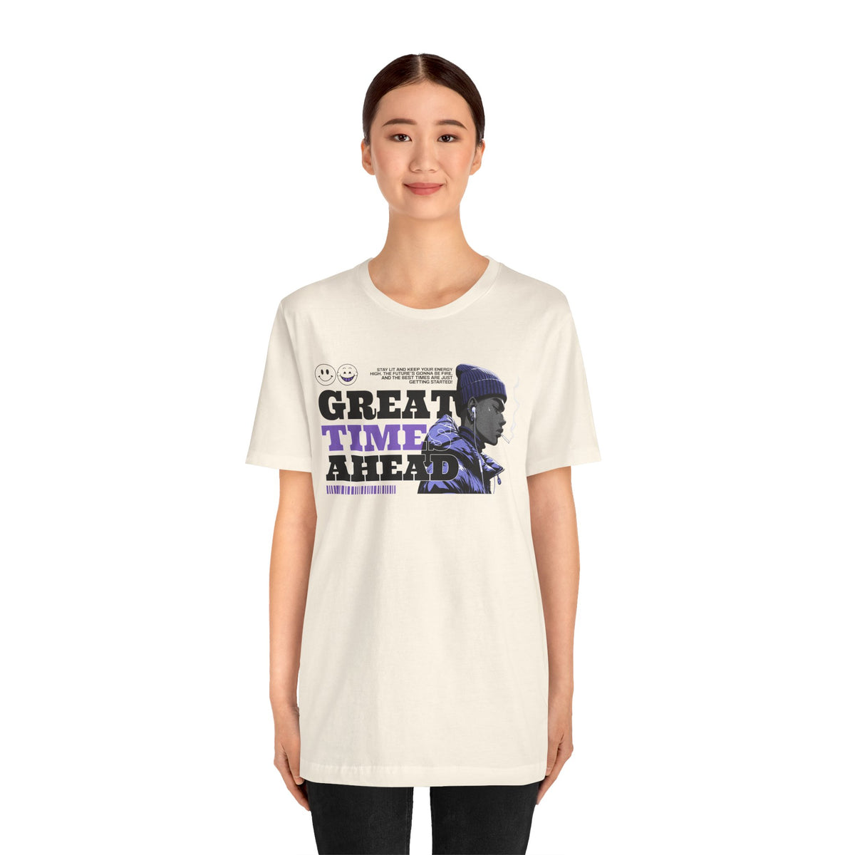Great Times Ahead Graphic Tee — Motivational Streetwear T‑Shirt