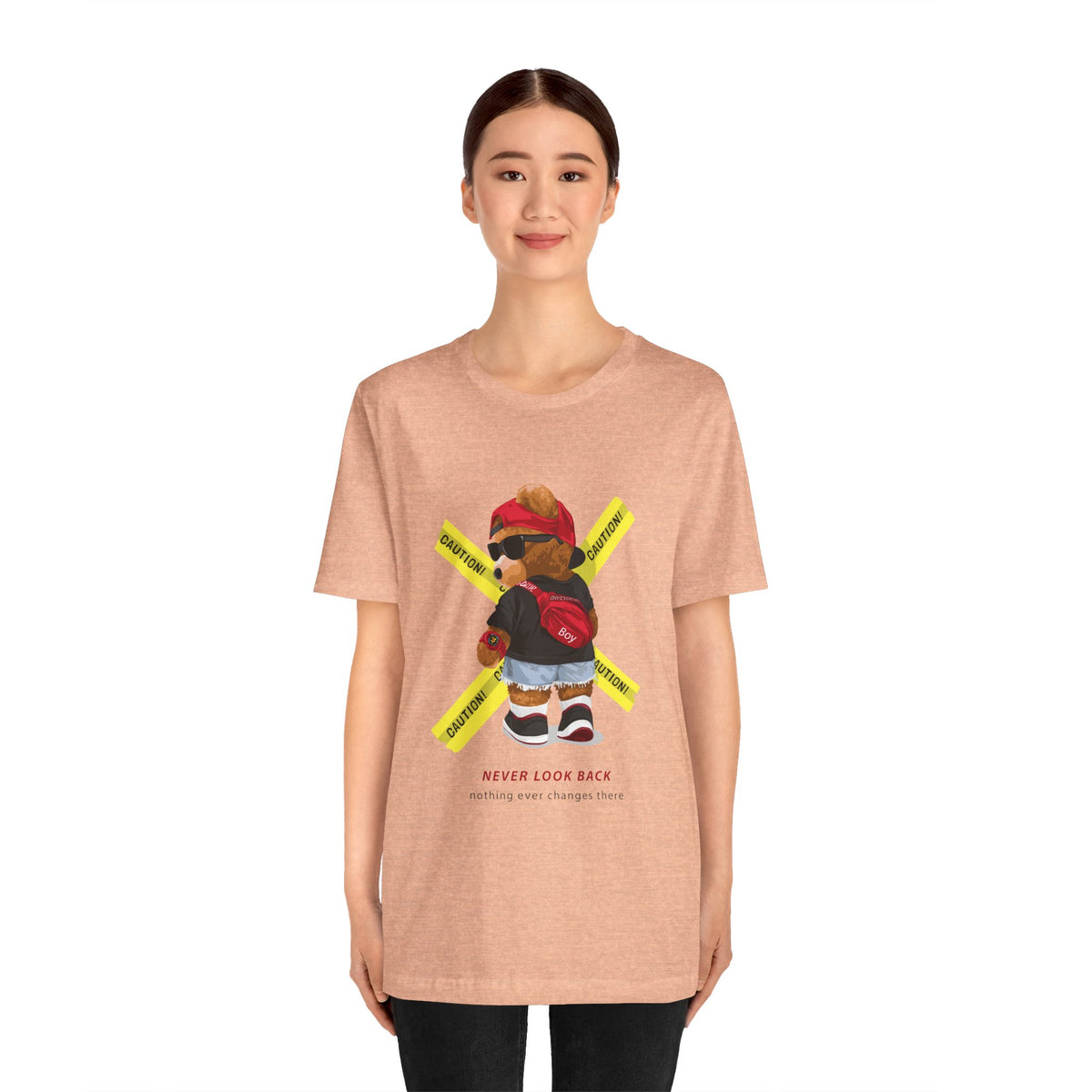 Teddy Bear 'Never Look Back' Graphic Tee