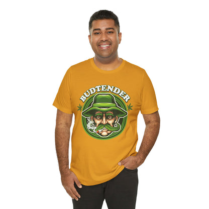Budtender Graphic Tee – Retro Smoking Stoner Design