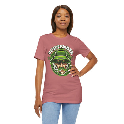 Budtender Graphic Tee – Retro Smoking Stoner Design