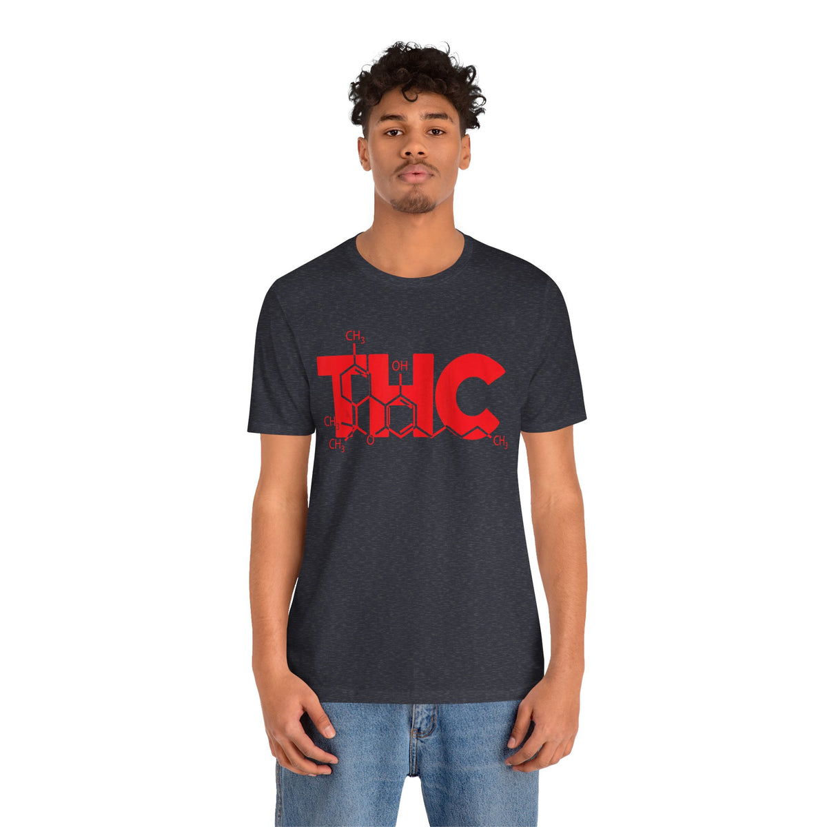 THC Molecule T-Shirt — Chemistry Graphic Cannabis Tee
