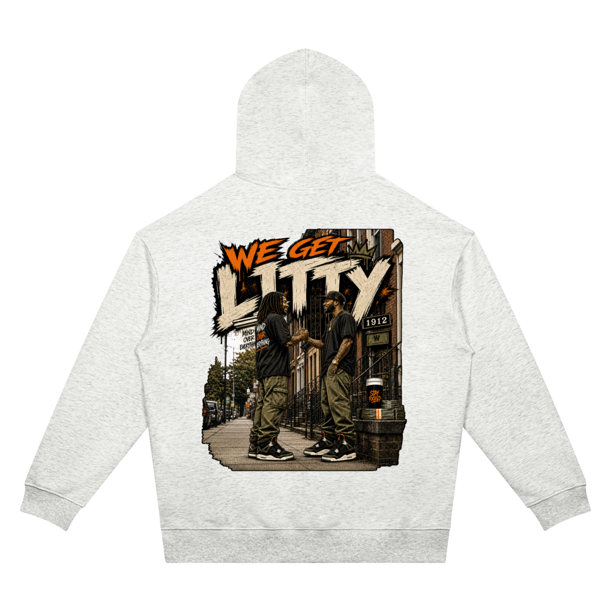 We Get Litty Two-Sided Graphic Hoodie