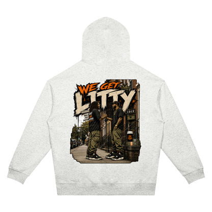 We Get Litty Two-Sided Graphic Hoodie