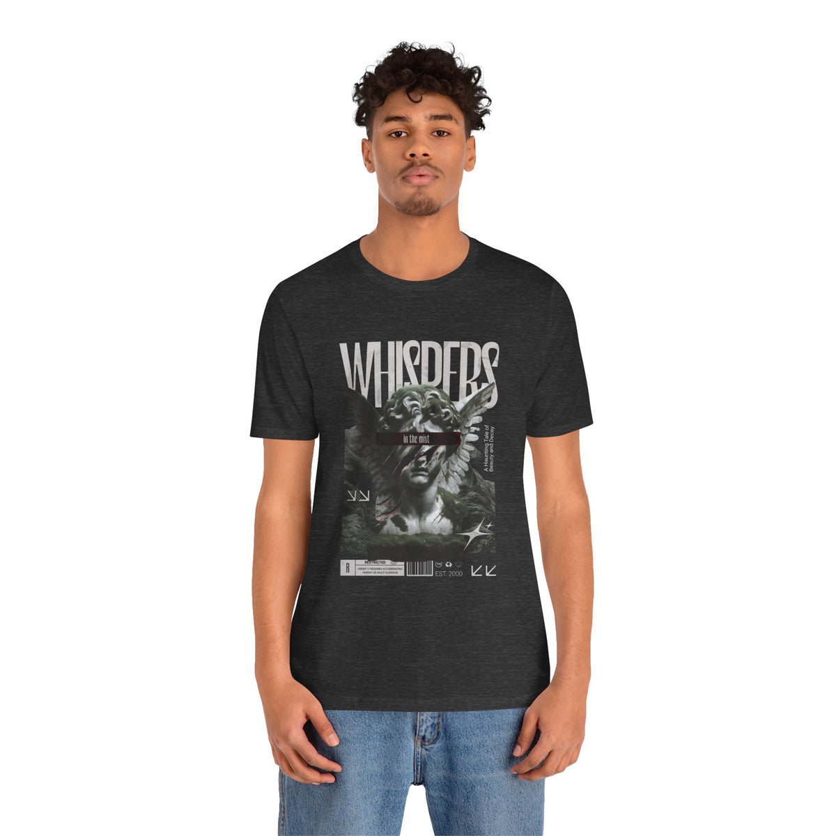 Whispers Angel Tee — Vintage Cherub Graphic T-Shirt