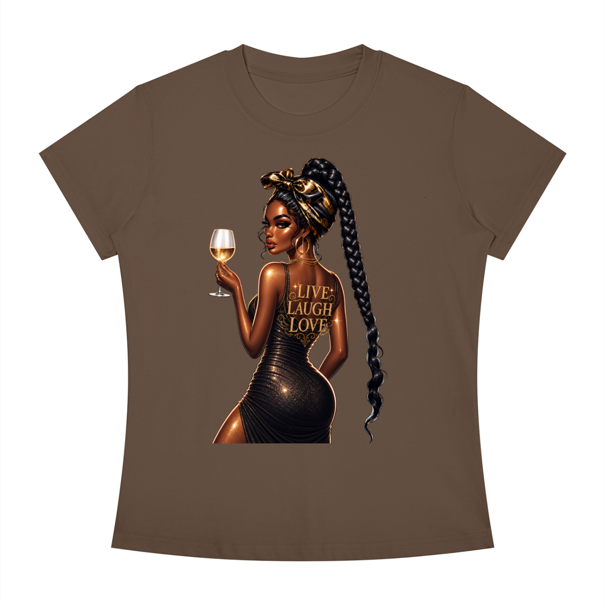 Live Love Laugh Women’s Slim-Fit Graphic Tee
