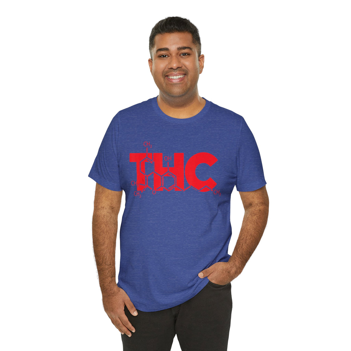 THC Molecule T-Shirt — Chemistry Graphic Cannabis Tee