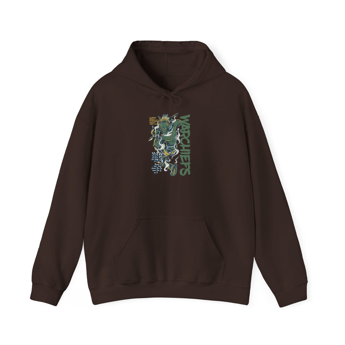 Warchiefs Dragon Hoodie – Asian-Inspired Warrior Graphic Sweatshirt