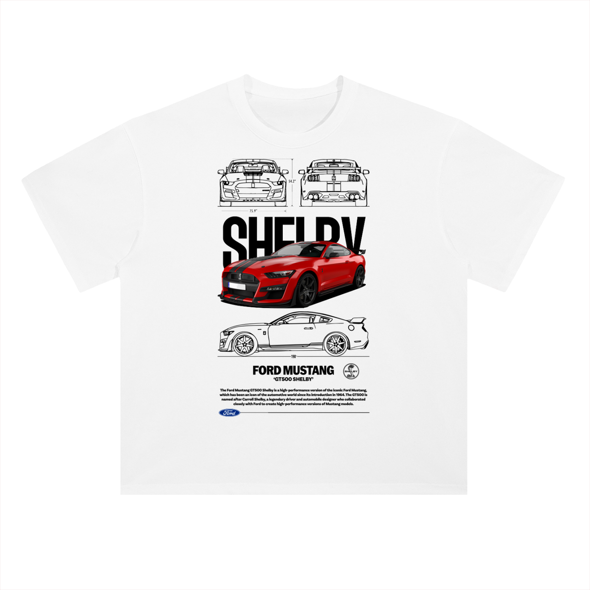 SHELBY MUSTANG GT 500 T-Shirt