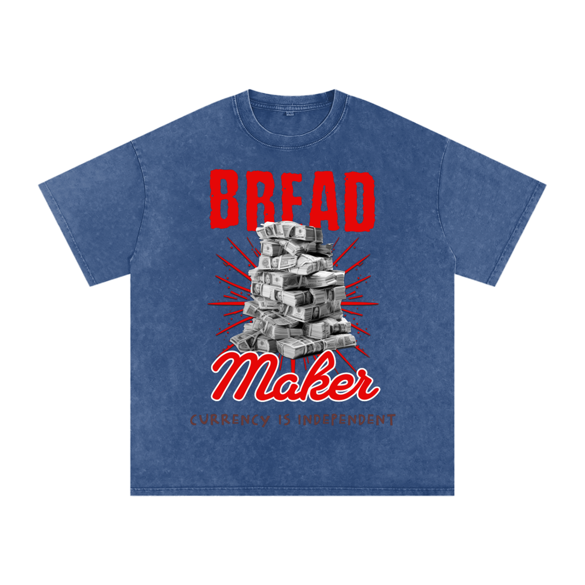 Bread Maker Snow-Washed Cotton Graphic Tee