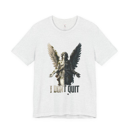 Angel Graphic Tee — 'The Last Angel' Illustrated Short Sleeve Shirt