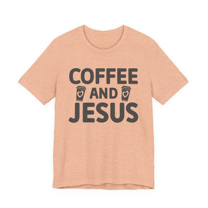 Coffee and Jesus T-Shirt — Christian Faith Graphic Tee