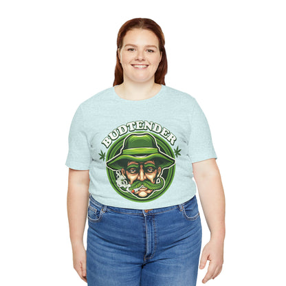 Budtender Graphic Tee – Retro Smoking Stoner Design