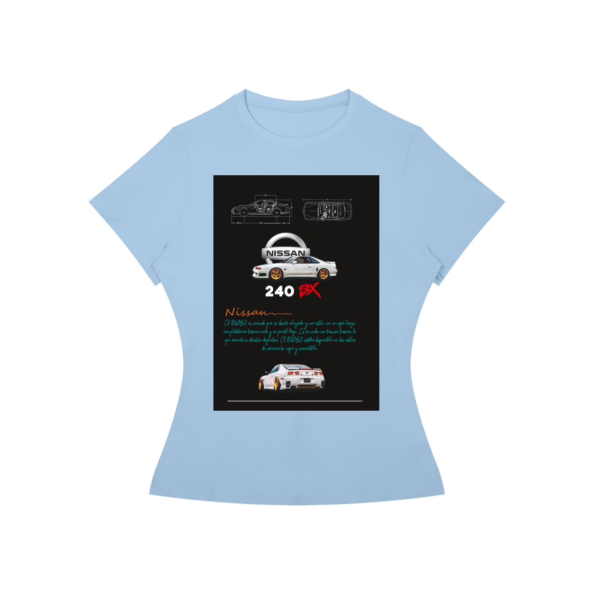 Nissan 240SX Women’s Slim-Fit Graphic Tee