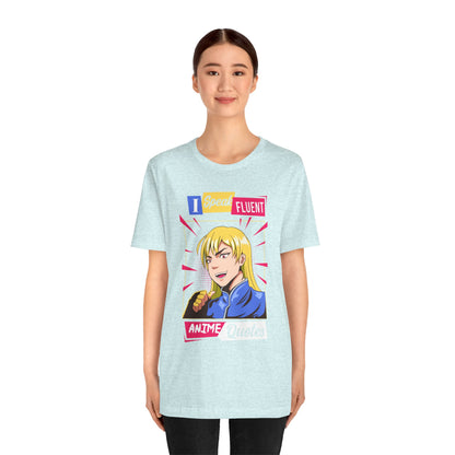 Anime Quotes T-Shirt — "I Speak Fluent Anime Quotes" Retro Manga Style Tee