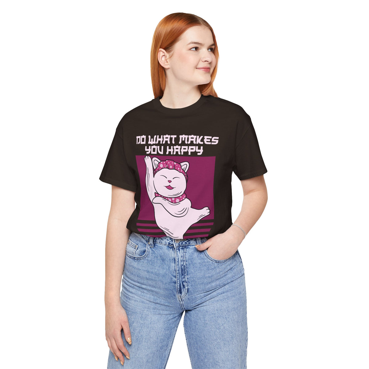Do What Makes You Happy Cat Tee