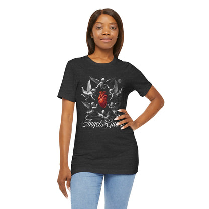 Angel Guard T‑Shirt — Sacred Heart & Cherub Graphic Tee