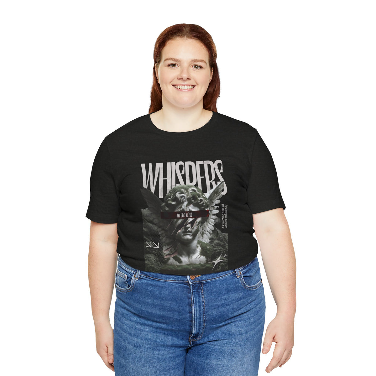 Whispers Angel Tee — Vintage Cherub Graphic T-Shirt