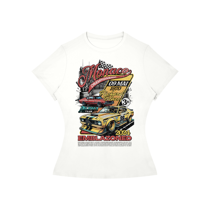 Monaco Muscle Car Championship Women’s Slim-Fit Tee