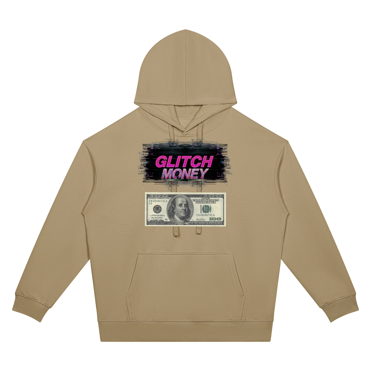 Hustle and Grow Two-sided Graphic Drop Shoulder Hoodie