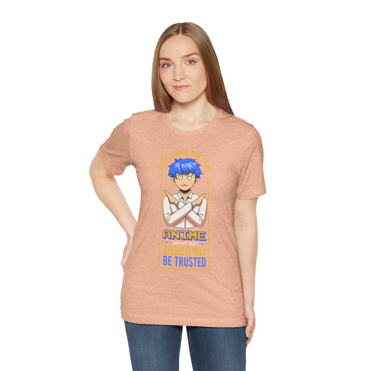 Anime Skeptic T‑Shirt — "People Who Don’t Like Anime Should Not Be Trusted" Graphic Tee