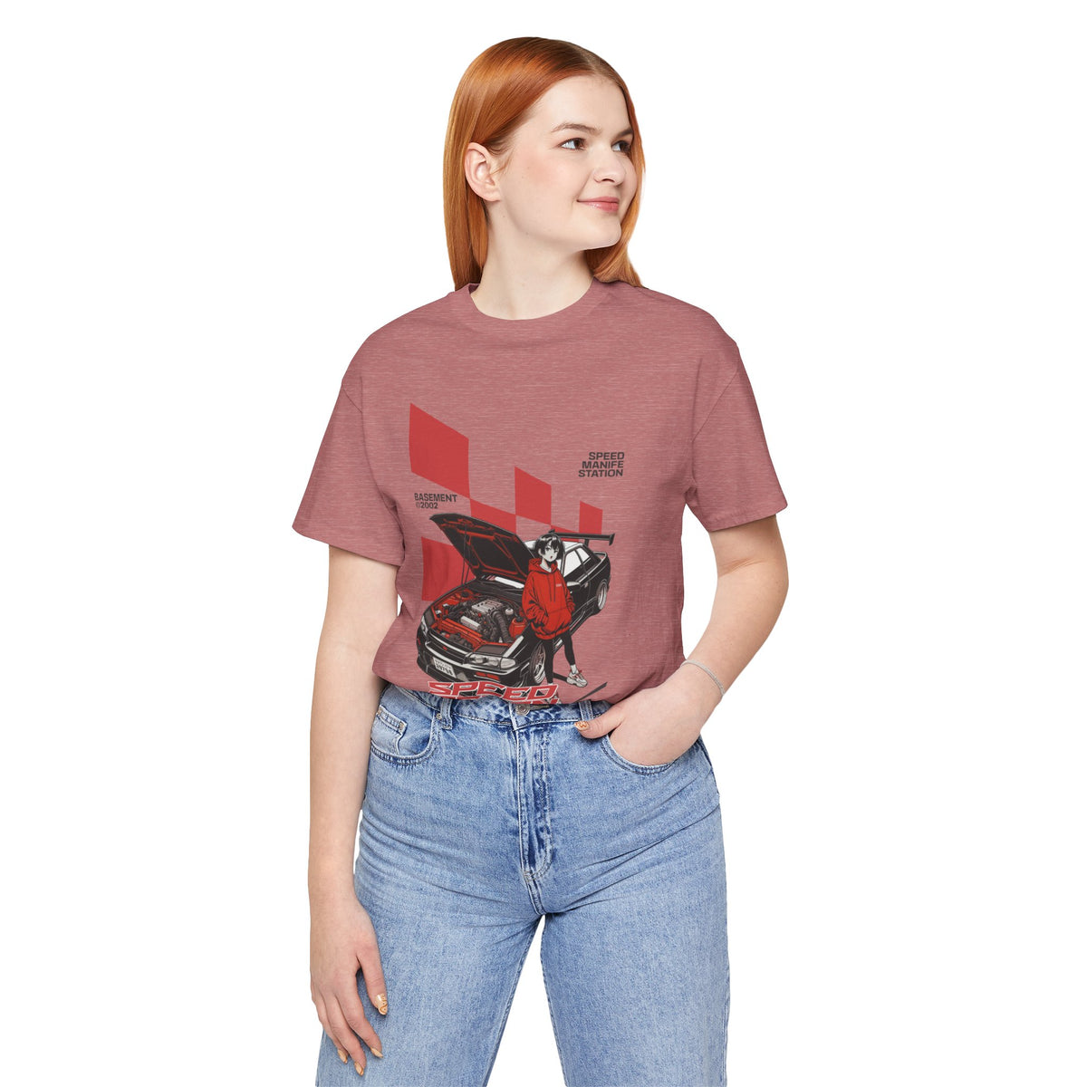 JDM Demon Street Racing T‑Shirt — Retro Car Anime Graphic Tee