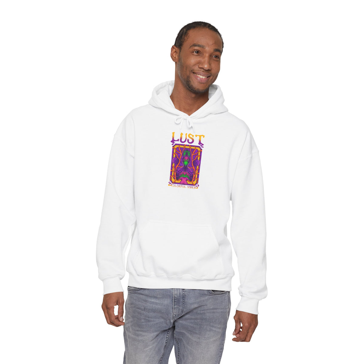 Lust Tarot Hoodie — Psychedelic Arcana Graphic Pullover
