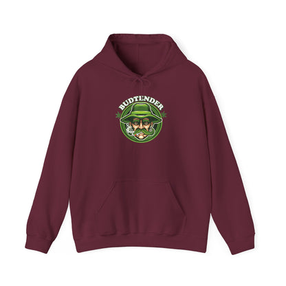 Budtender Graphic – Retro Smoking Stoner Hooded Sweatshirt